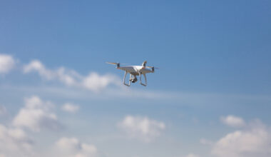 drone flying