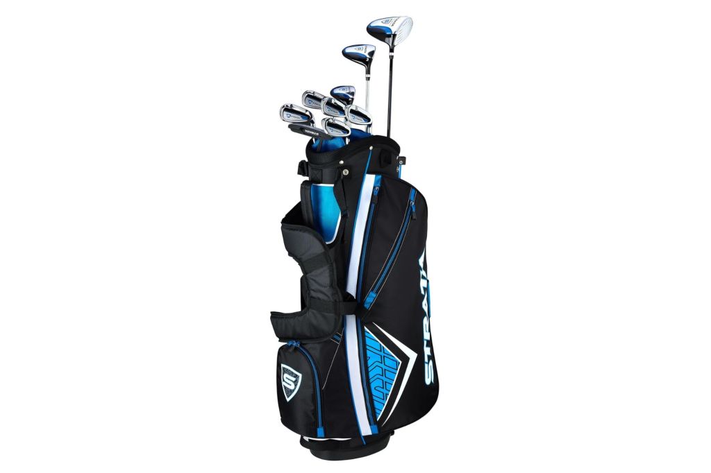 A set of golf clubs