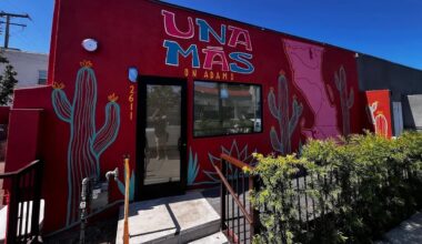 Exterior of new San Diego Mexican restaurant Uno Más opening on Adams Avenue in University Heights