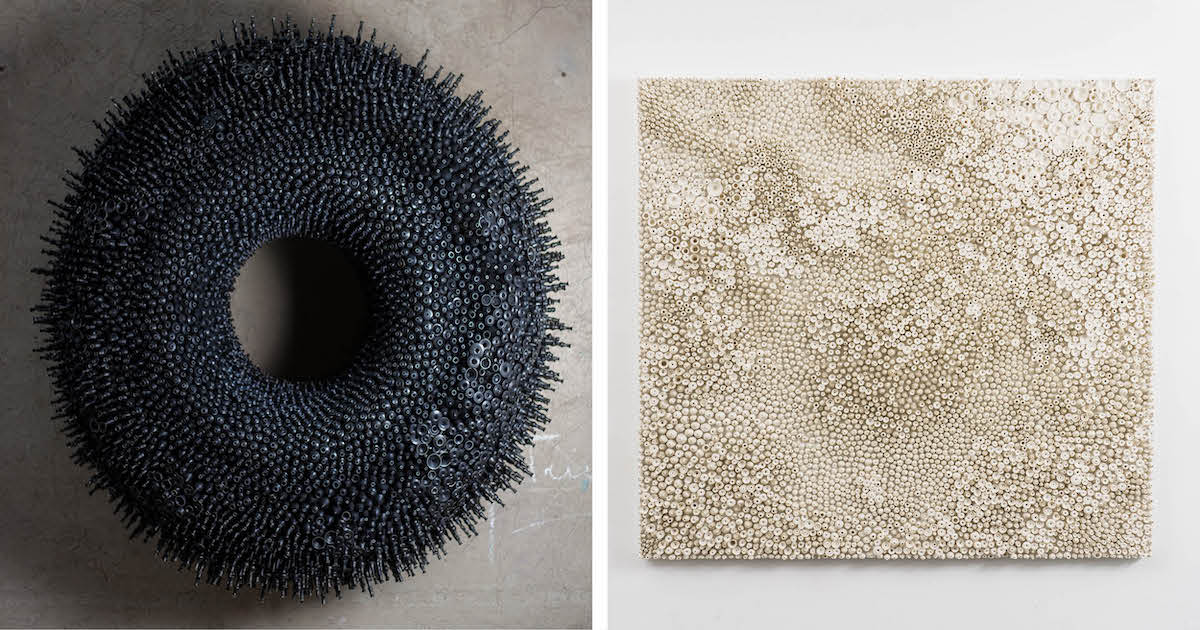 Artist Hand-Crafts Thousands of Vases For Otherwordly Sculptures