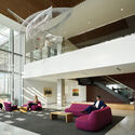 New U.S. Consulate General Guadalajara / Miller Hull Partnership - Interior Photography, Living Room, Wood, Lighting, Chair, Glass
