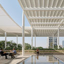 New U.S. Consulate General Guadalajara / Miller Hull Partnership - Interior Photography, Glass, Column