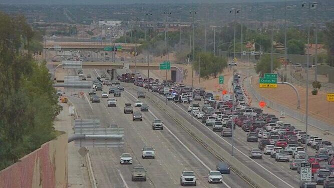 Northbound Loop 101 Pima Freeway reopened Sunday afternoon after it was closed for about an hour du...