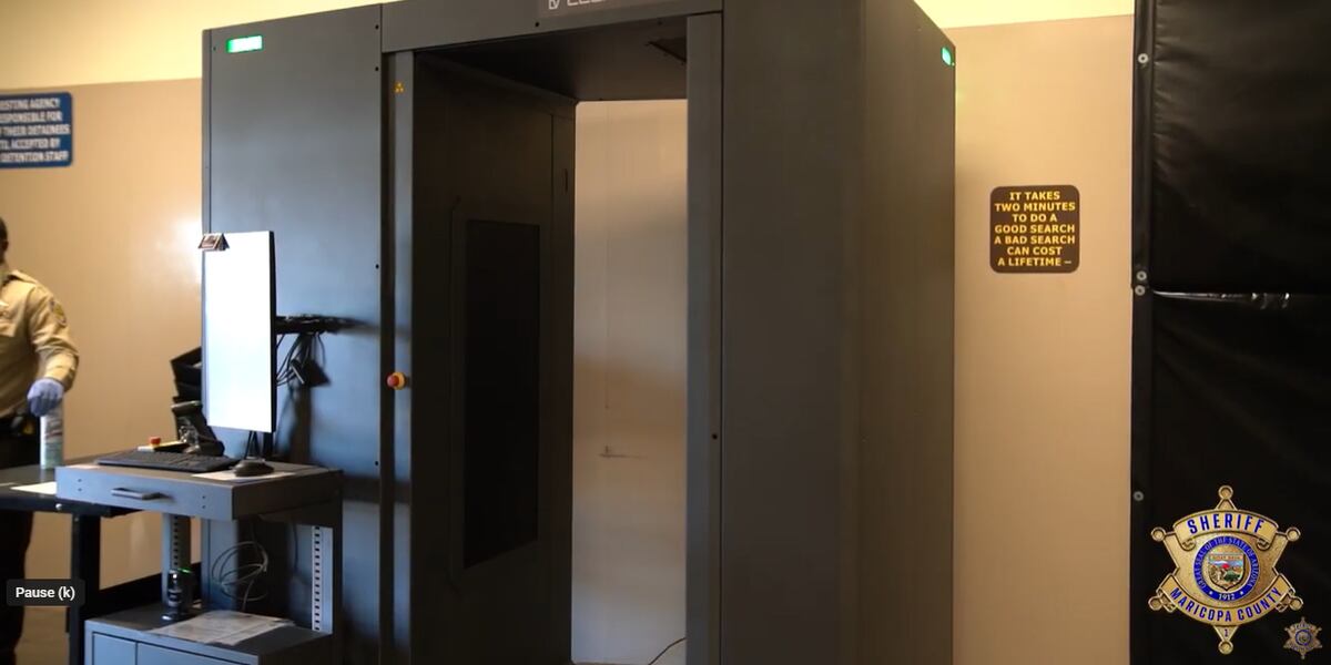 New body scanners being used at Phoenix-area jails to detect drugs