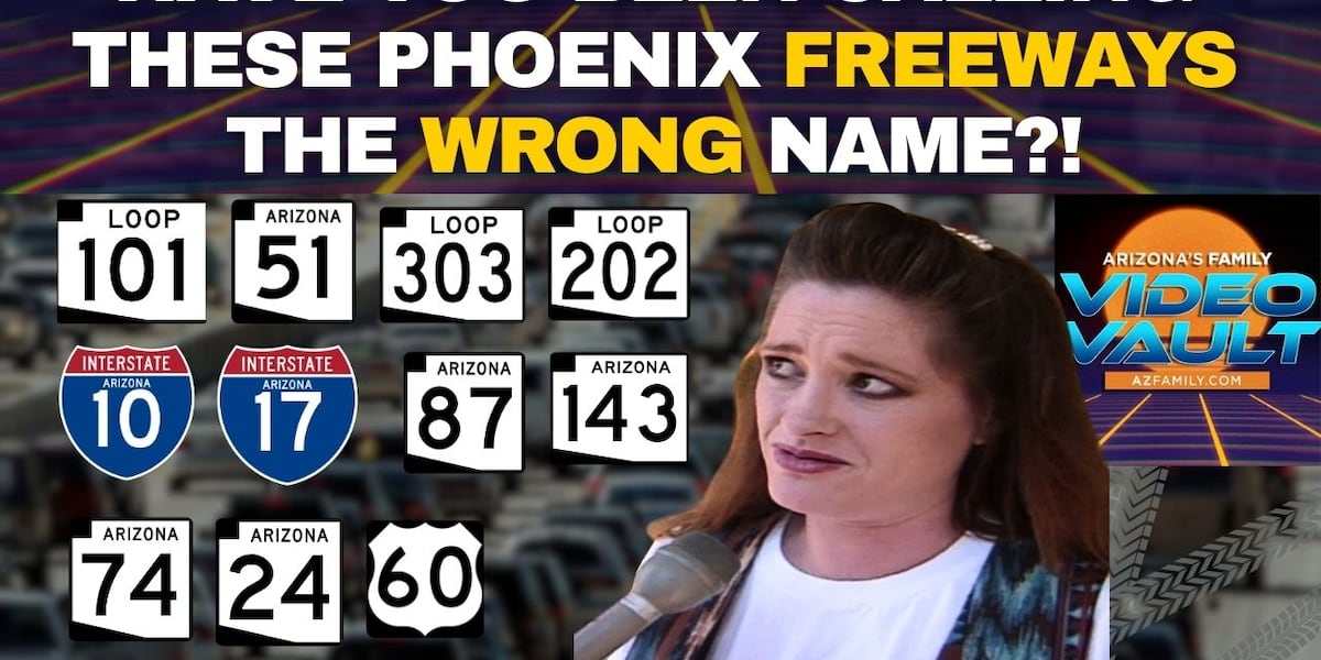 Phoenix valley freeway names that are rarely used
