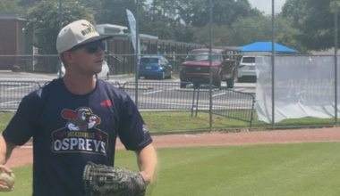 Jacksonville Ospreys players explain how they cope with intense heat on game days