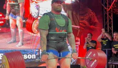 Hafthor Bjornsson Sets a 505-kg (1,113.3-lb) Deadlift World Record at 2025 Eisenhart Black Competition – Fitness Volt