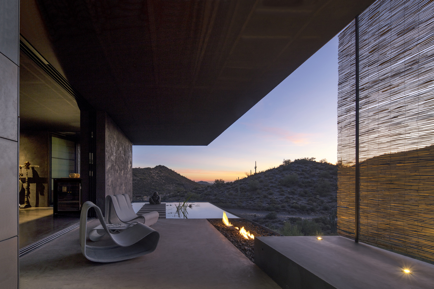 A postmodern desert hideaway lists outside Phoenix for $2.3m