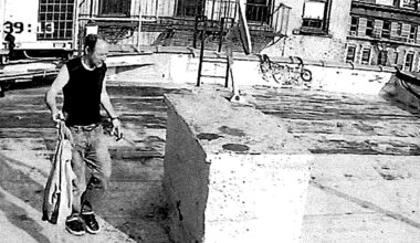This undated image from surveillance video, provided by the U.S. Attorney's Office for the Southern District of New York, shows a man identified by prosecutors as Michael Gann carrying what an indictment says are improvised explosive devices on the rooftop of a residential apartment building in SoHo. (U.S. Attorney's Office, Southern District of New York via AP)