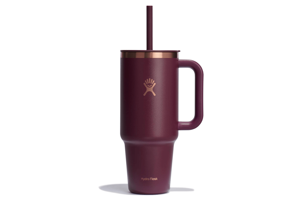 Hydro Flask 40-Ounce Travel Tumbler with Handle, Lid & Straw
