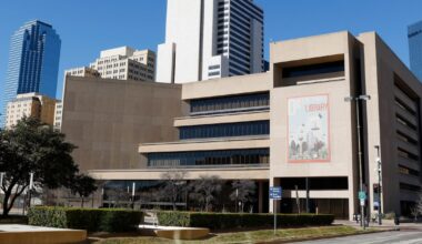 The plan to turn hidden plaza of Dallas central library into a Texas garden