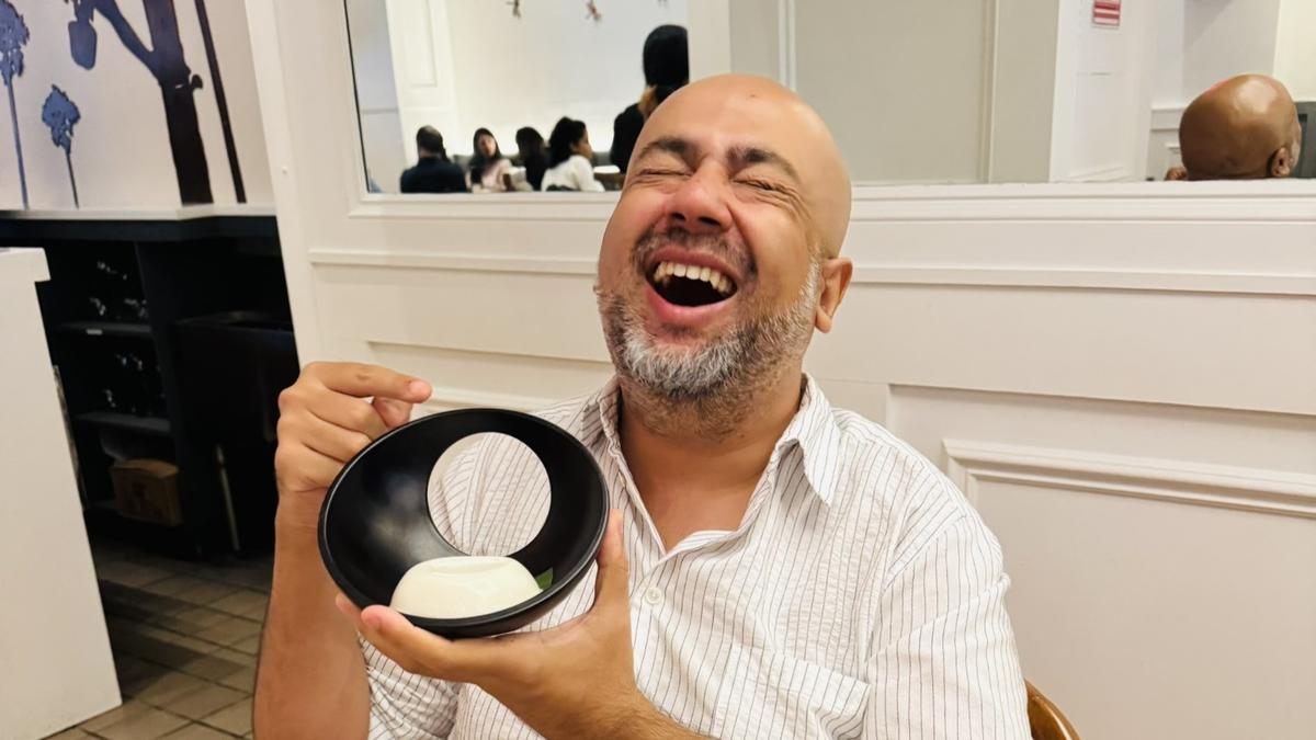 Author Prajwal Parajuly tries Chatti in New York and eats his words