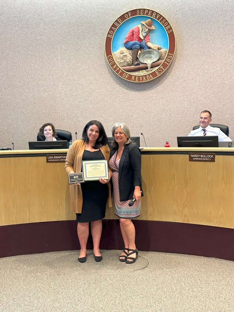 Lauriana Cecchi, Clerk of the Board Office - Above & Beyond Employee of the Year