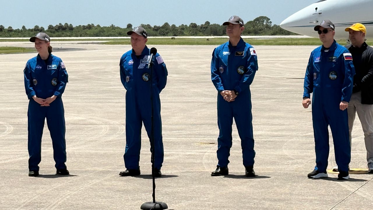 Crew-11 arrives at Kennedy Space Center before launch