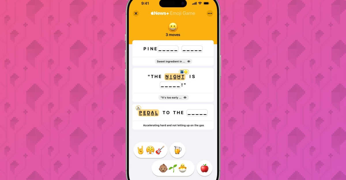 Apple’s new daily puzzle game is basically Emoji Wordle