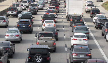 Traffic I-45.