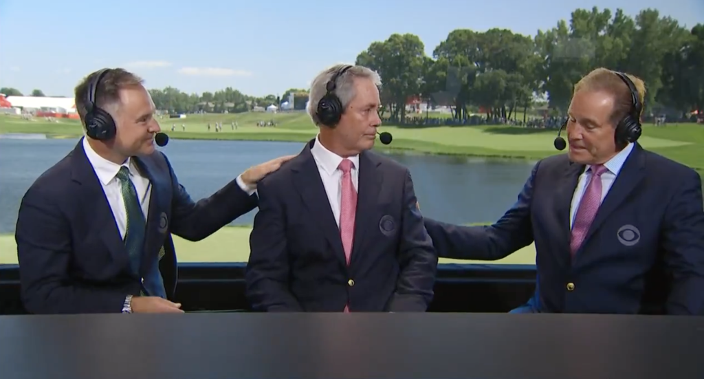 CBS golf broadcaster emotional ahead of looming retirement