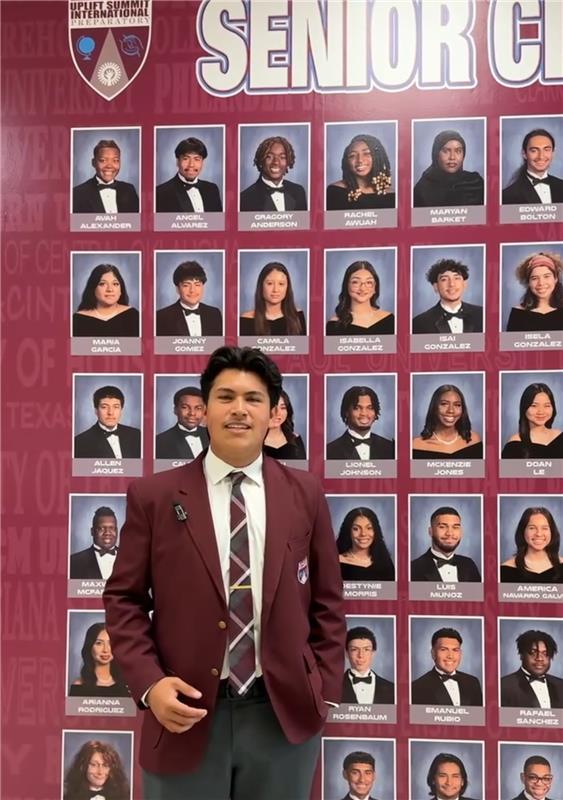 Student of the week: Uplift Summit International Preparatory's Emmanuel Rubio