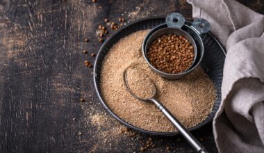 Gluten free healthy organic buckwheat flour
