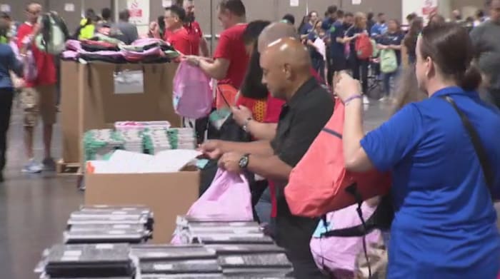 Three free school supply events to help more than 1,100 kids across the Greater Houston area this summer