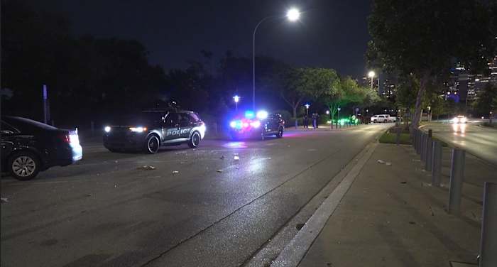 16-year-old shot multiple times in crossfire during downtown Houston shootout