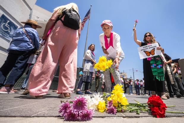 Dawn Jacobs, of Westchester, and Pastor Amparo Rincon, of Norwalk,...
