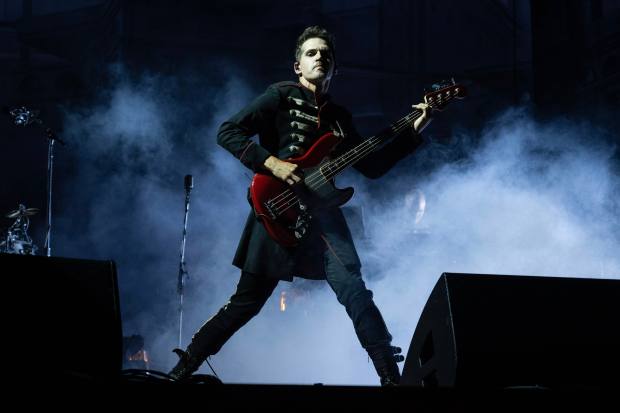 Michael Way of My Chemical Romance performs on night one...