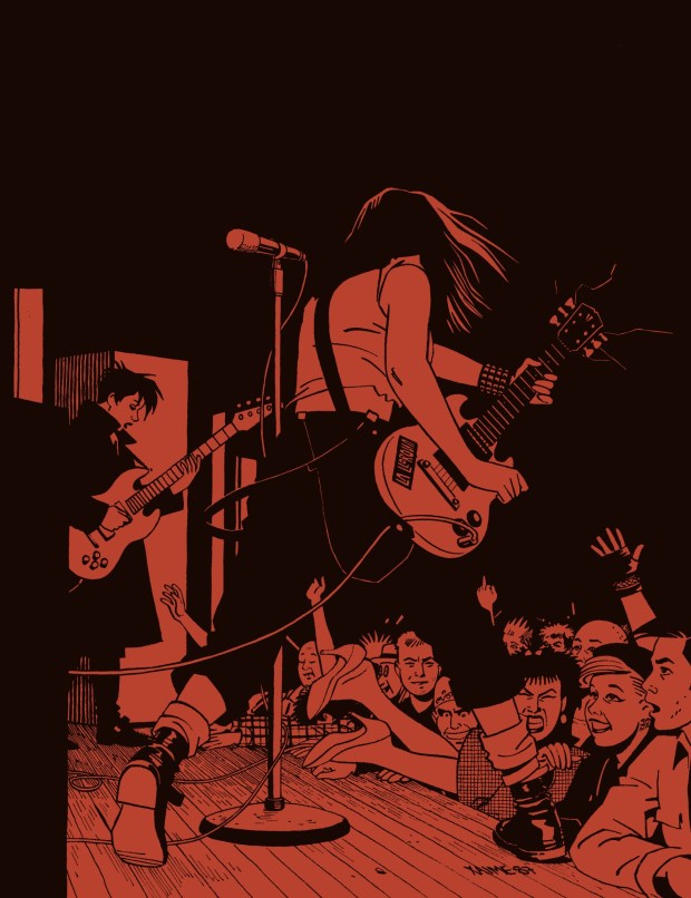 "Love and Rockets" image. (Courtesy of Artbound / Fantagraphics)