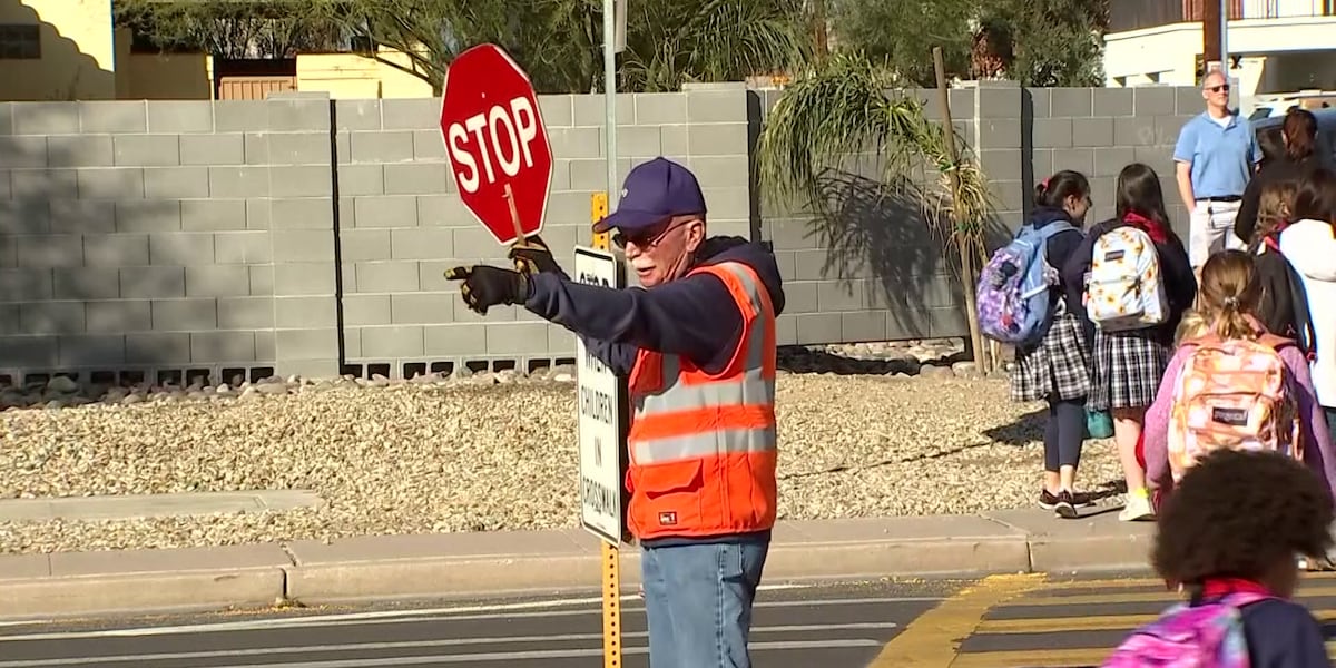 Phoenix-area crossing guards gear up for back-to-school safety