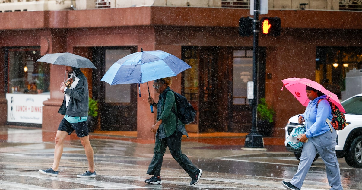 Dallas-Fort Worth weather continues to look dreary with more rain and thunderstorms Sunday