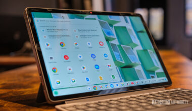 Lenovo Chromebook Duet Gen 9 menu open
