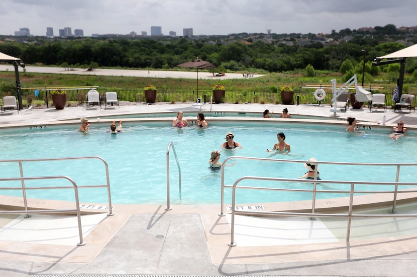 WorldSprings, near Grandscape in The Colony, offers a choice of mineral hot springs, each...