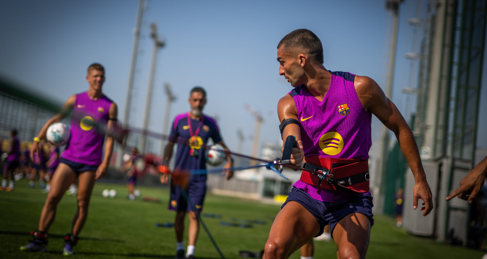 Fifth day of training focused on fitness