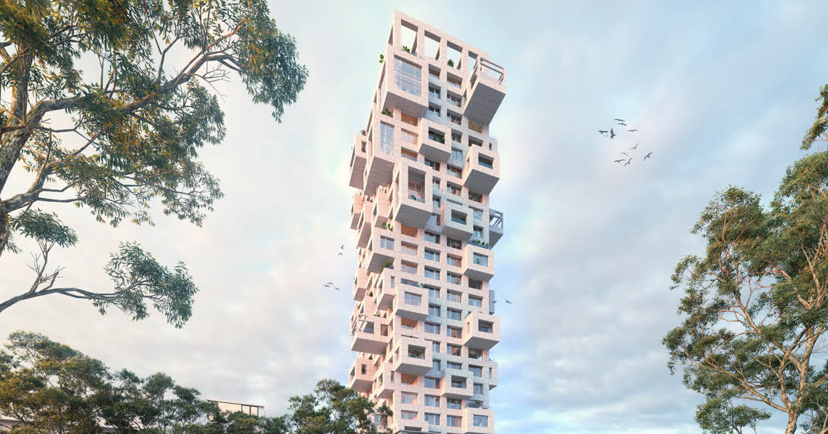 Taiwan High Rise Thinks "Outside the Box" With Pop-Out Cubes
