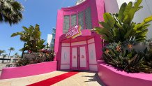 The Malibu Barbie Cafe restaurant and roller rink in San Diego is open to all ages, aside from 21+ skate nights on select evenings.