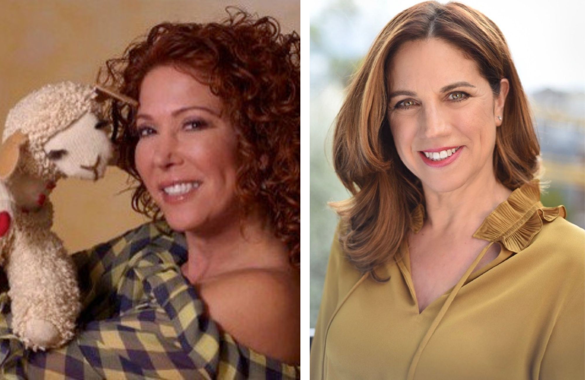 Mallory Lewis and Lamb Chop and filmmaker Lisa D'Apolito