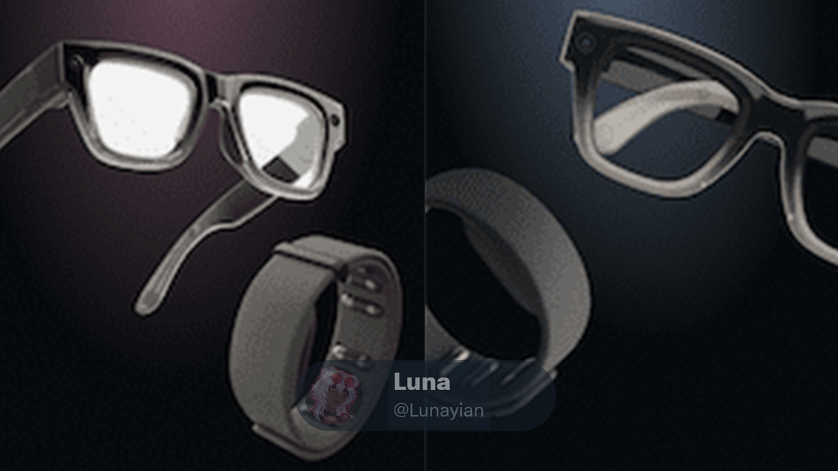Meta HUD Glasses Name, Design & EMG Wristband Gestures Leak
