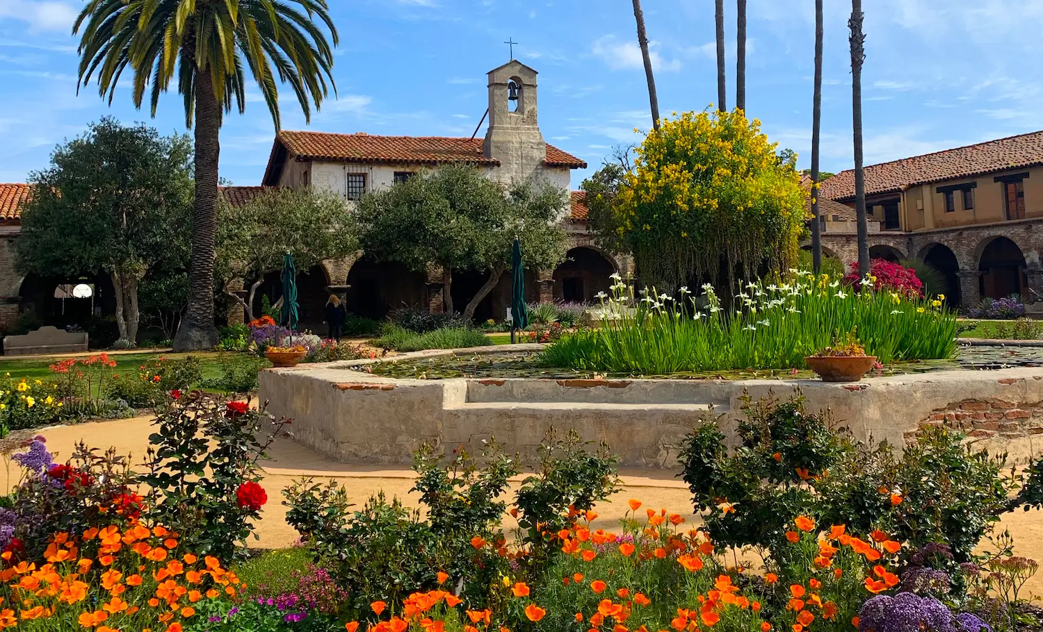 Mission San Juan Capistrano in  Southern California