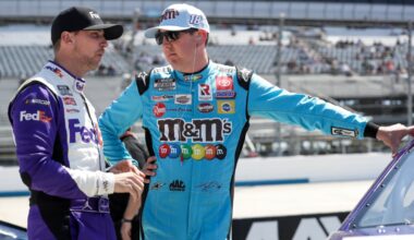 Denny Hamlin Responds to Kyle Busch's NASCAR Rule Change Proposal