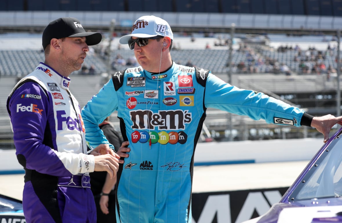 Denny Hamlin Responds to Kyle Busch's NASCAR Rule Change Proposal