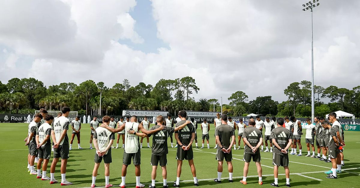 Real Madrid Honor Diogo Jota and André Silva With a Minute of Silence in Palm Beach Training Session