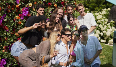NEXT GEN NYC -- Pictured: (l-r) Riley Burruss, Ariana Biermann, Hudson McLeroy, Georgia McCann, Ava Dash, Shai Fruchter, Charlie Zakkour