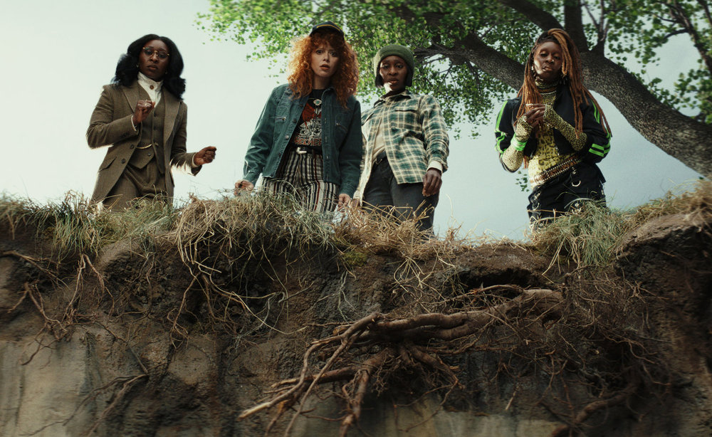 Natasha Lyonne as Charlie Cale with Cynthia Erivo, who plays multiple roles in the season two premiere.