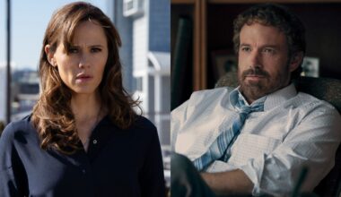 From left to right: Jennifer Garner in The Last Thing He Told Me and Ben Affleck in Air