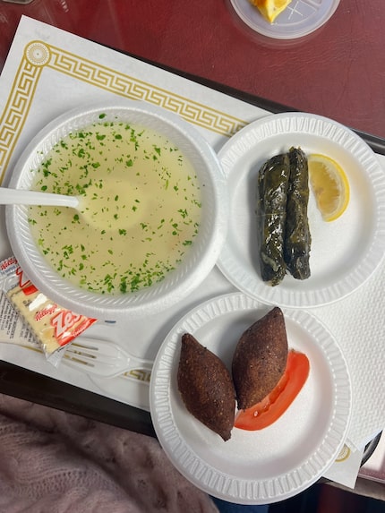 Some of Anna Butler's favorite items at Food from Galilee include chicken and rice soup with...