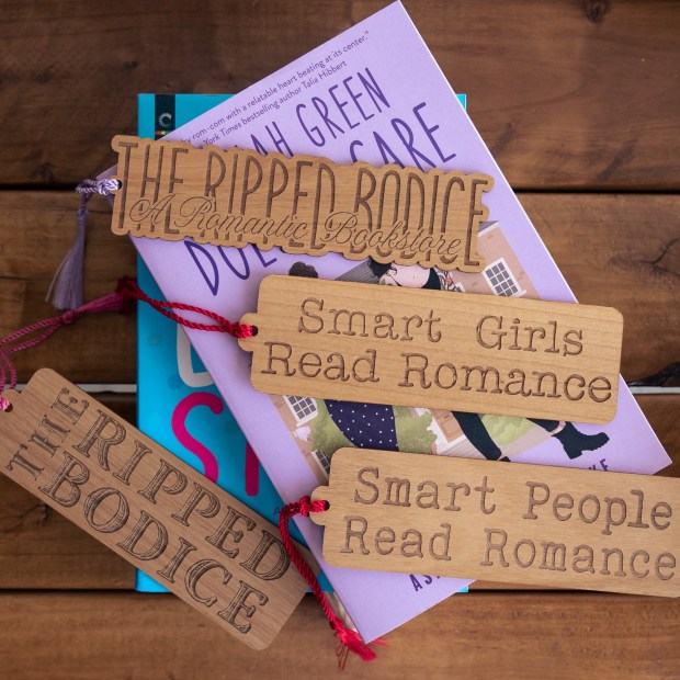 Bookmarks sold at The Ripped Bodice. (Courtesy of The Ripped Bodice.)