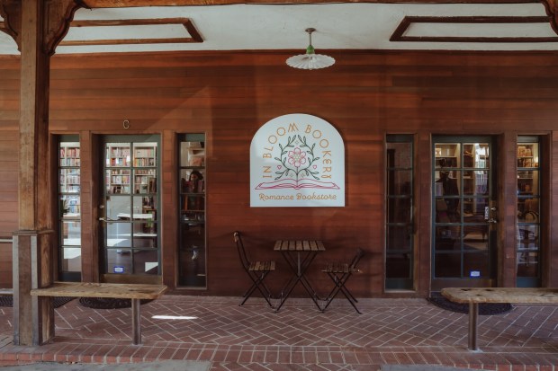 The exterior of In Bloom Bookery, which opened in Old Town Temecula in March. (Courtesy of Katie Mullin.)