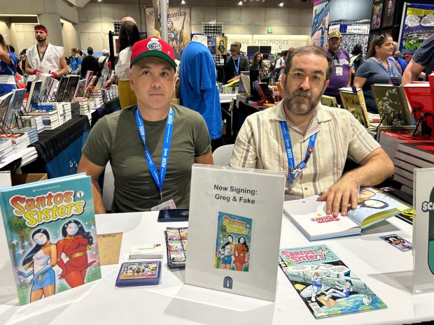 The comic book team of Fake and Greg signed copies...