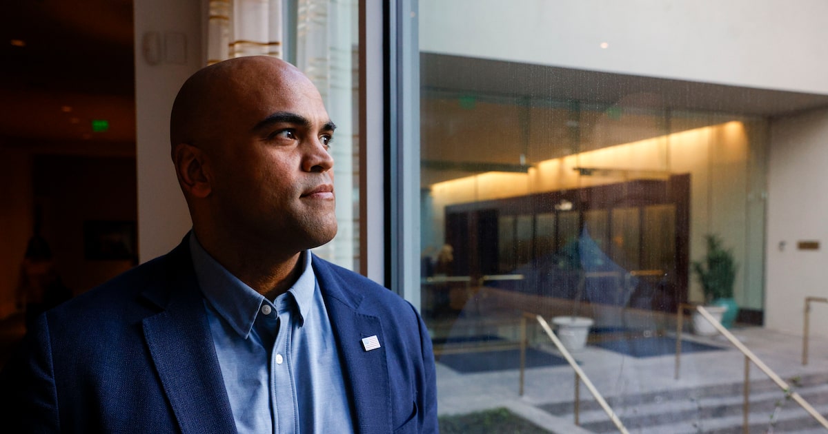 Dallas Democrat Colin Allred launches Senate campaign for seat held by John Cornyn