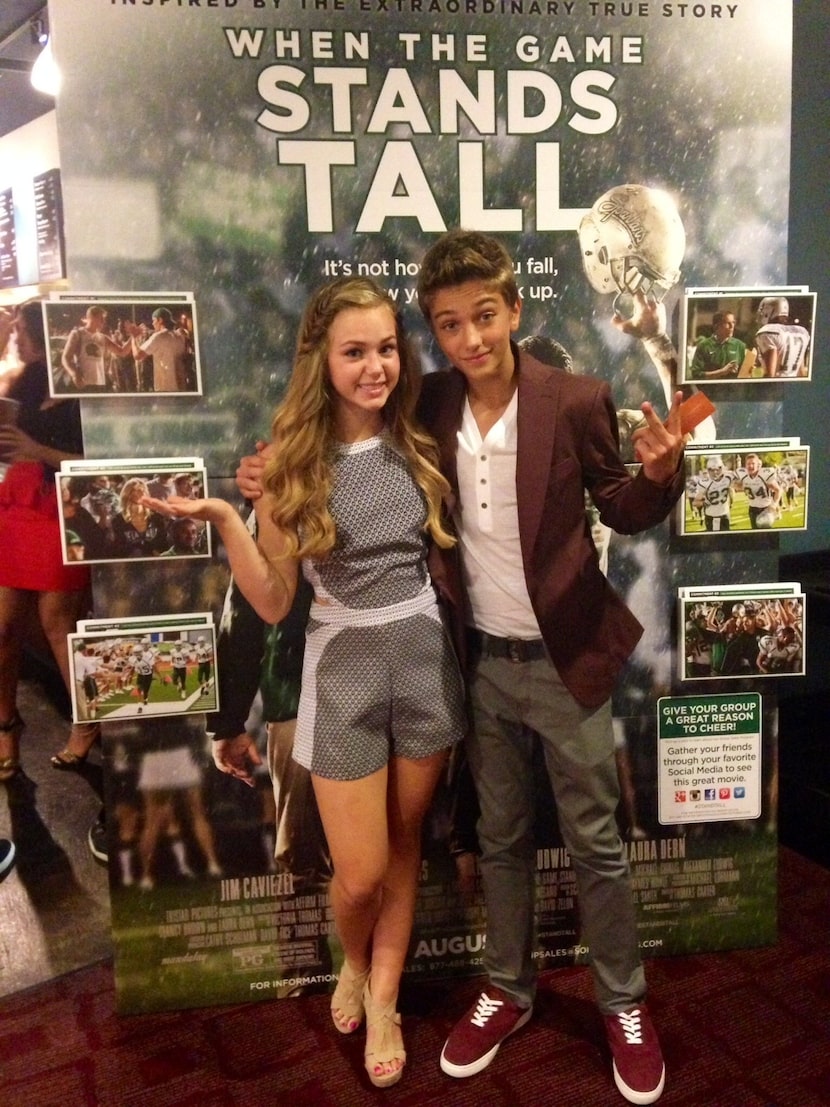 Gavin Casalegno acted in the 2014 sports drama 'When the Game Stands Tall.'